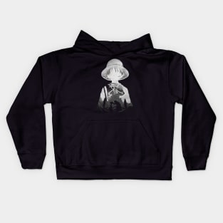 Monochrome Captain Kids Hoodie